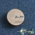 print nickle alloy metal snaps buttons for denim jacket